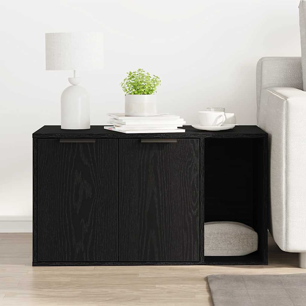 Kassiliivakasti kest, must tamm, 80 x 50 x 45 cm, töödeldud puit