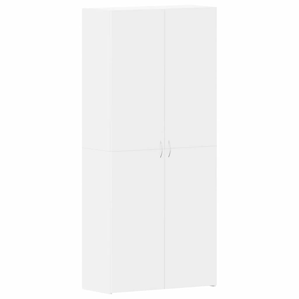 Kinga kapp 80 x 35.5 x 180 cm Tehispuit Valge