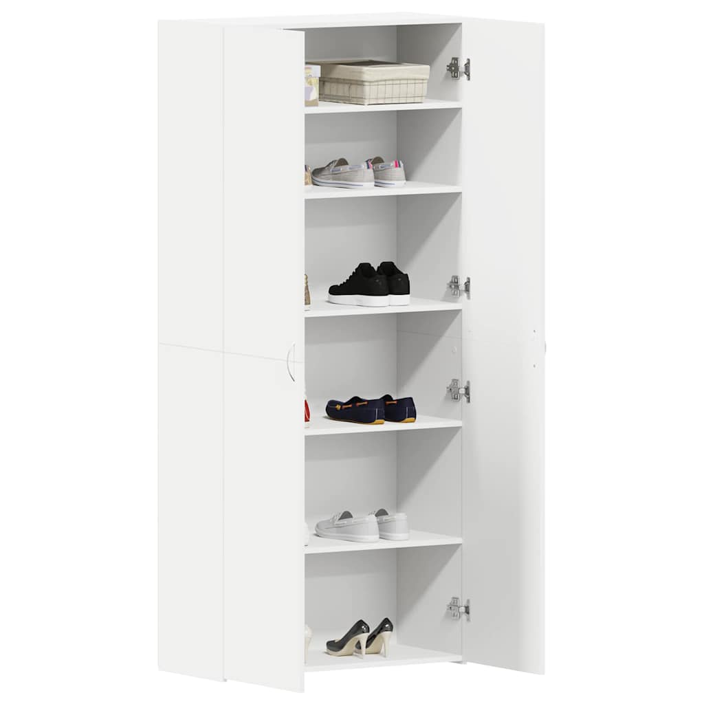 Kinga kapp 80 x 35.5 x 180 cm Tehispuit Valge