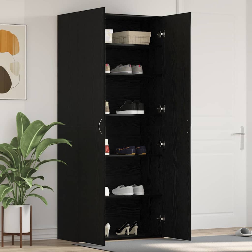 Kinga kapp 80 x 35.5 x 180 cm Tehispuit Must