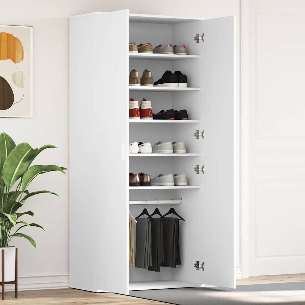 Kinga kapp 80 x 39 x 178 cm Tehispuit Valge