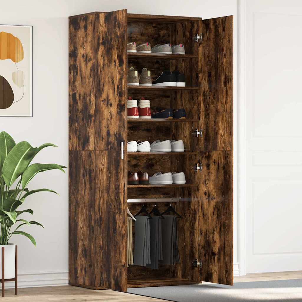 Kinga kapp 80 x 39 x 178 cm Tehispuit Suitsetatud tamm