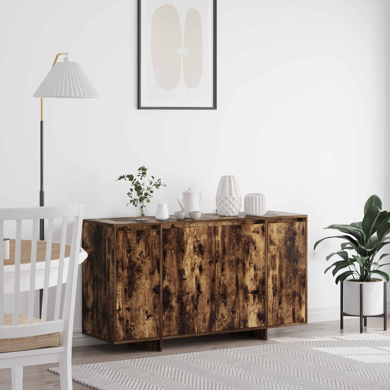 Kõide Suitsetatud tamm 135 x 41 x 75 cm Tehispuit