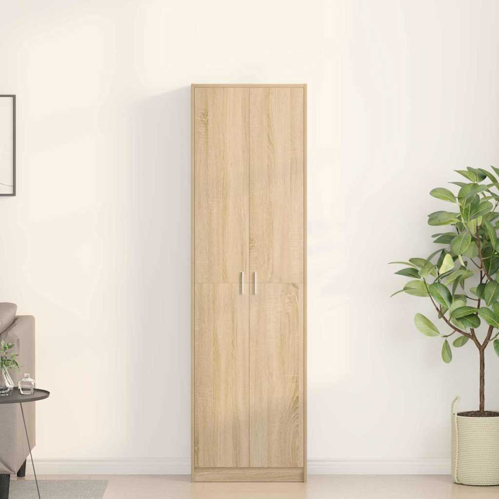 Garderoobikapp Sonoma tamm 55 x 25 x 189 cm Tehispuit
