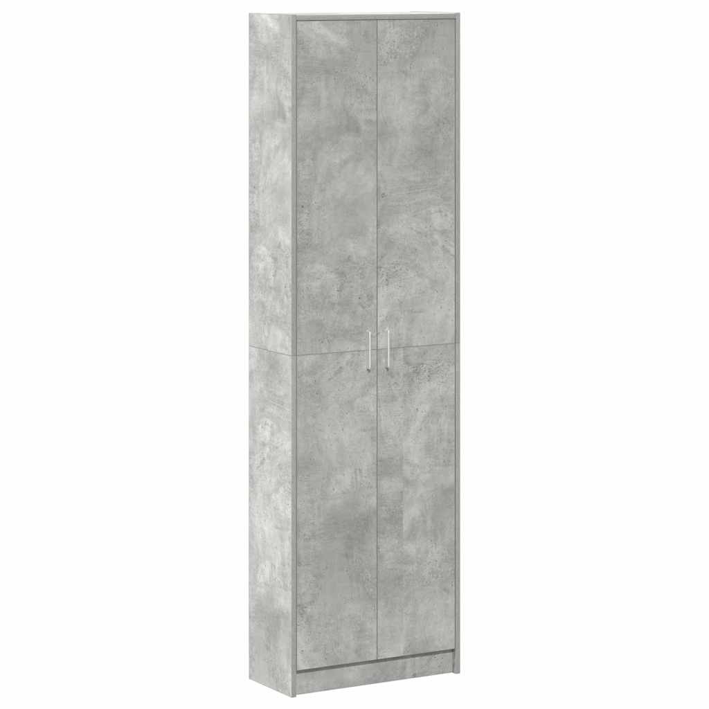 Garderoobikapp Betoonhall 55 x 25 x 189 cm Tehispuit