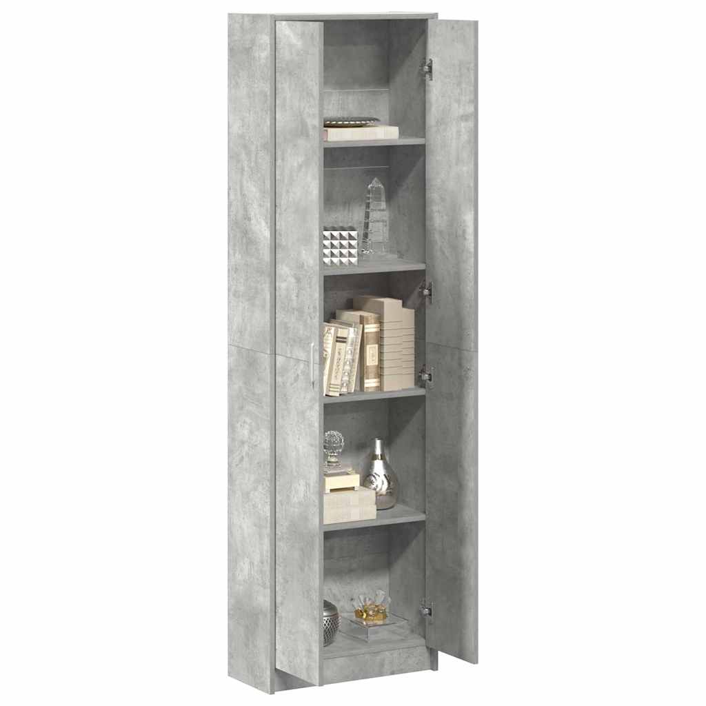 Garderoobikapp Betoonhall 55 x 25 x 189 cm Tehispuit