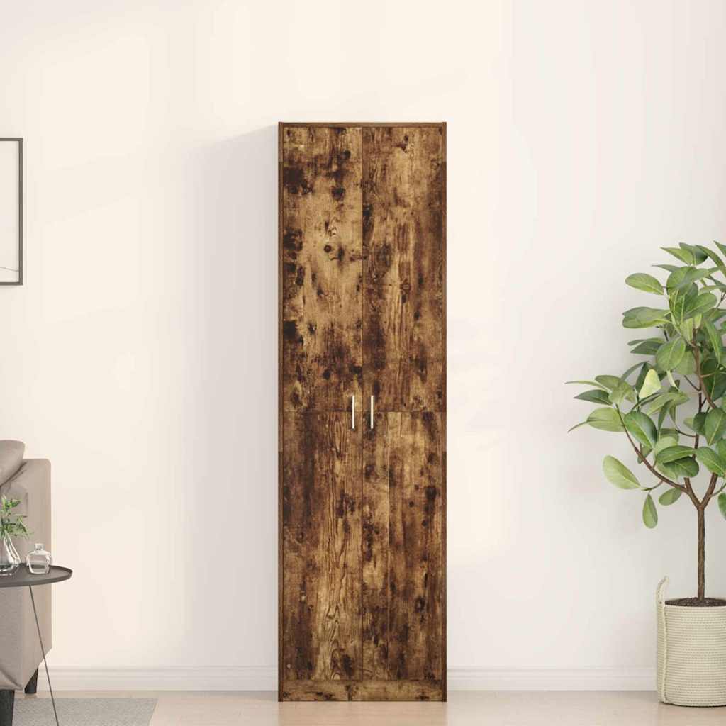 Garderoobikapp Suitsetatud tamm 55 x 25 x 189 cm Tehispuit