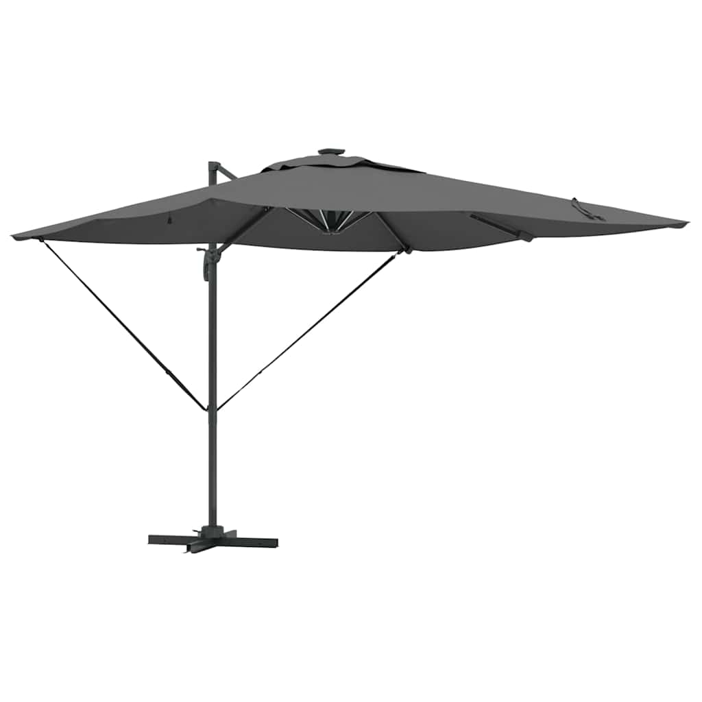 Päikesevari LED -ribatuledega Antrakiit 286 x 284 x 270 cm