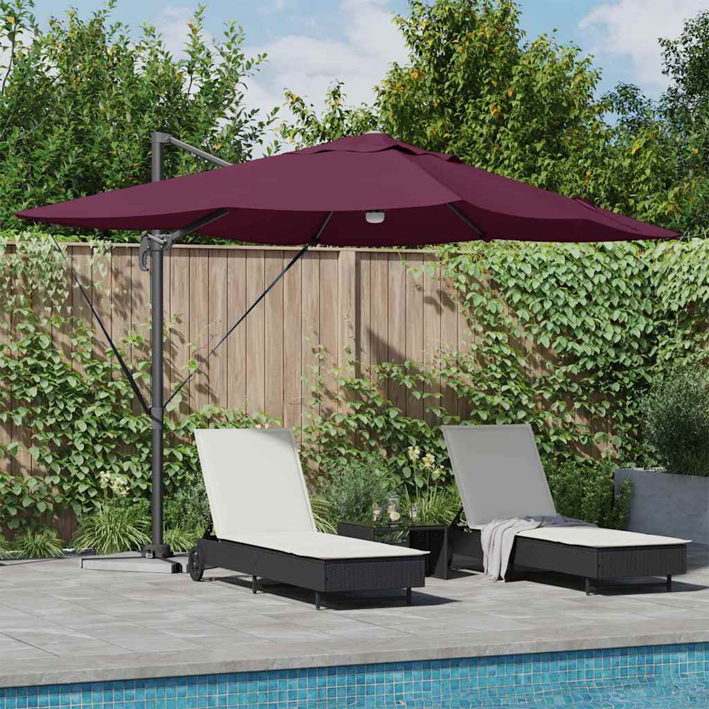 Päikesevari Bordeaux punane 351 x 250 x 253 cm