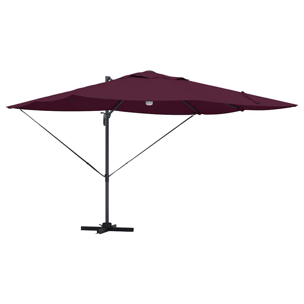 Päikesevari Bordeaux punane 351 x 250 x 253 cm