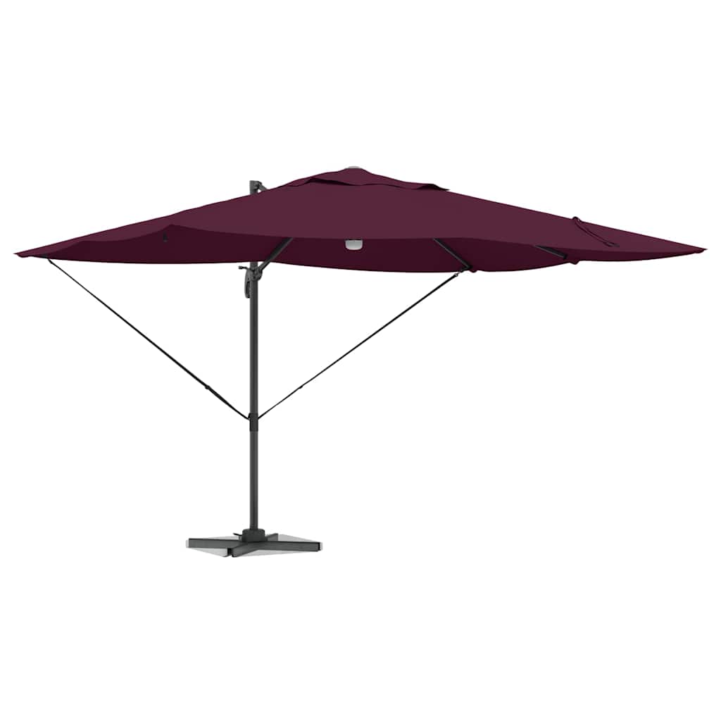 Päikesevari Bordeaux punane 351 x 250 x 253 cm