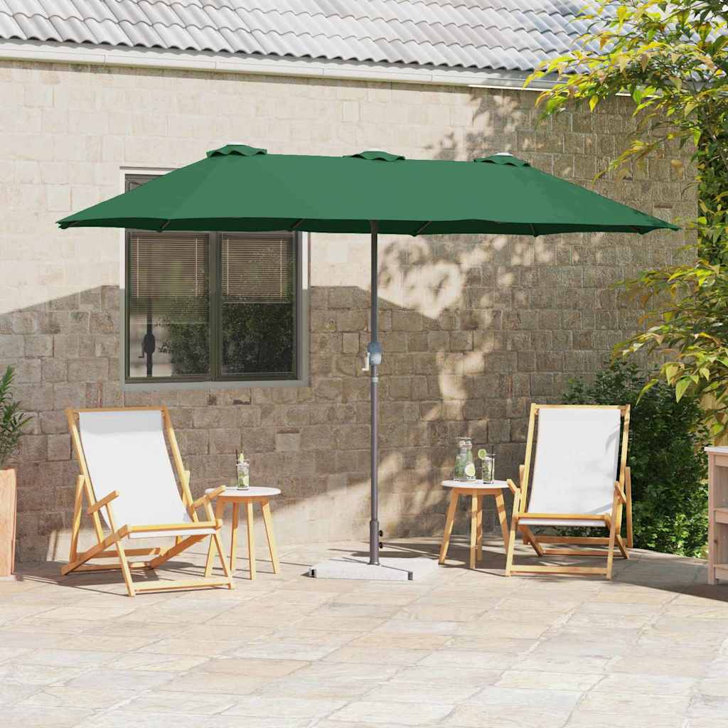 Aedapara 370 x 197 x 239 cm Polüester ja alumiinium Roheline