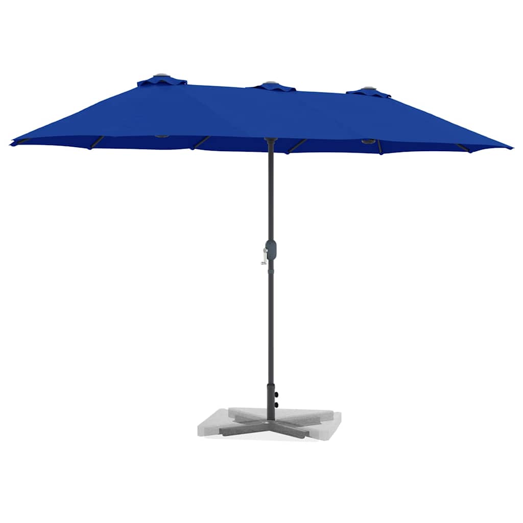 Aedapara 370 x 197 x 239 cm Polüester ja alumiinium Azurblau