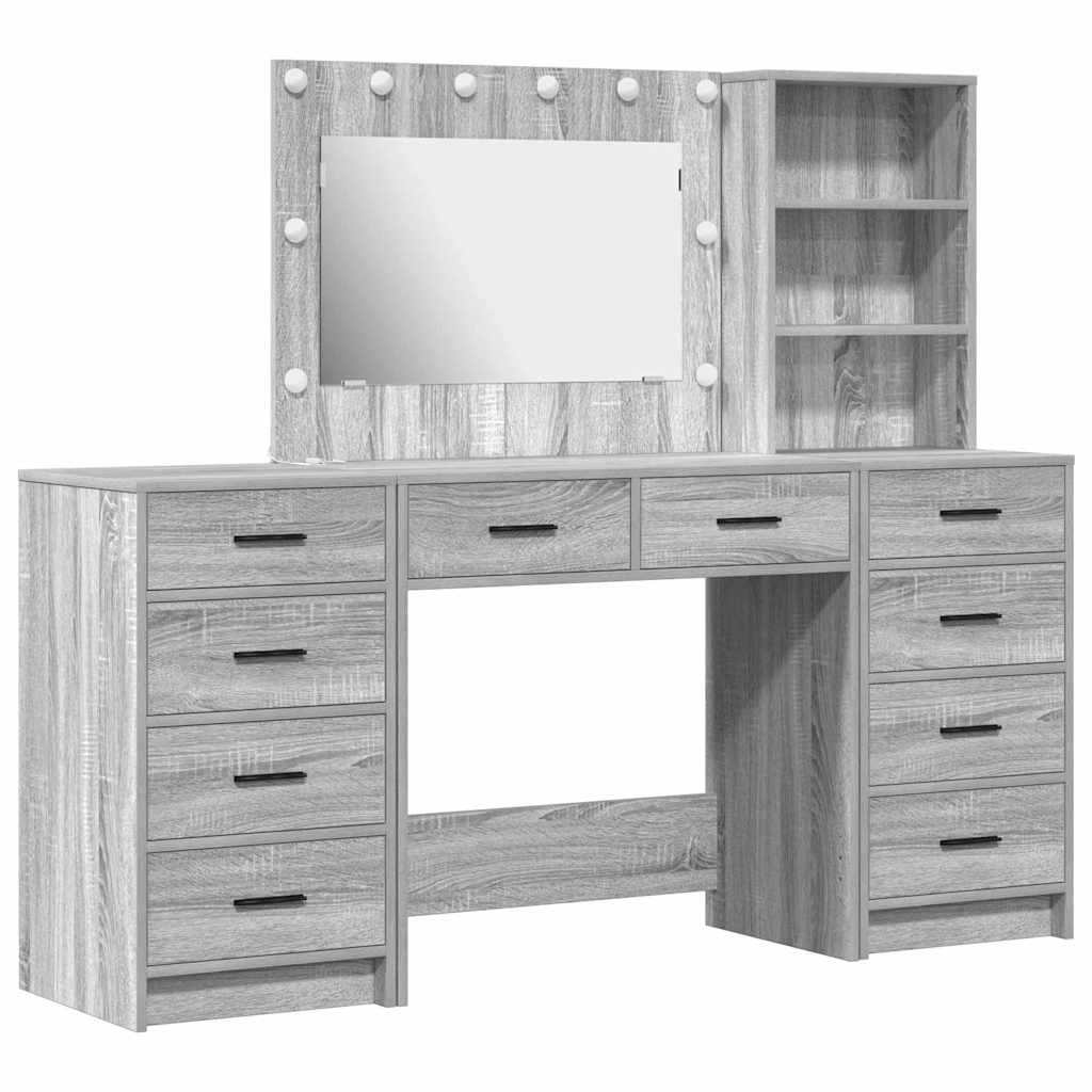 Riietumislaud 3 tk Hall Sonoma 78,5 x 41 x 135 cm Tehispuit