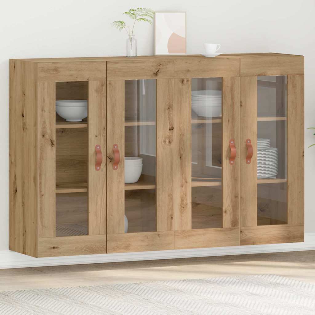 Seinakapid 2 tk Käsitööpuu 69,5 x 34 x 90 cm Tehispuit