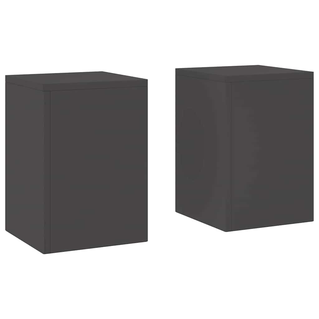 Taimede alus 2 tk Must 24 x 24 x 35 cm Külmvalmistatud teras