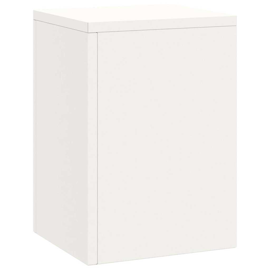 Taimede alus 3 tk Valge 24 x 24 x 75 cm Külmvalmistatud teras