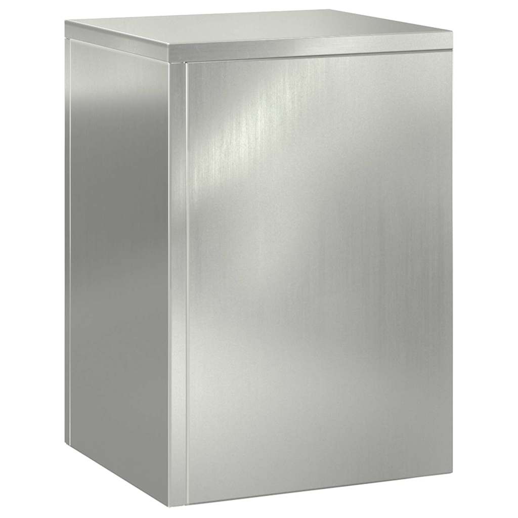 Taimede alus 3 tk Hõbedane 24 x 24 x 75 cm Tsingitud teras