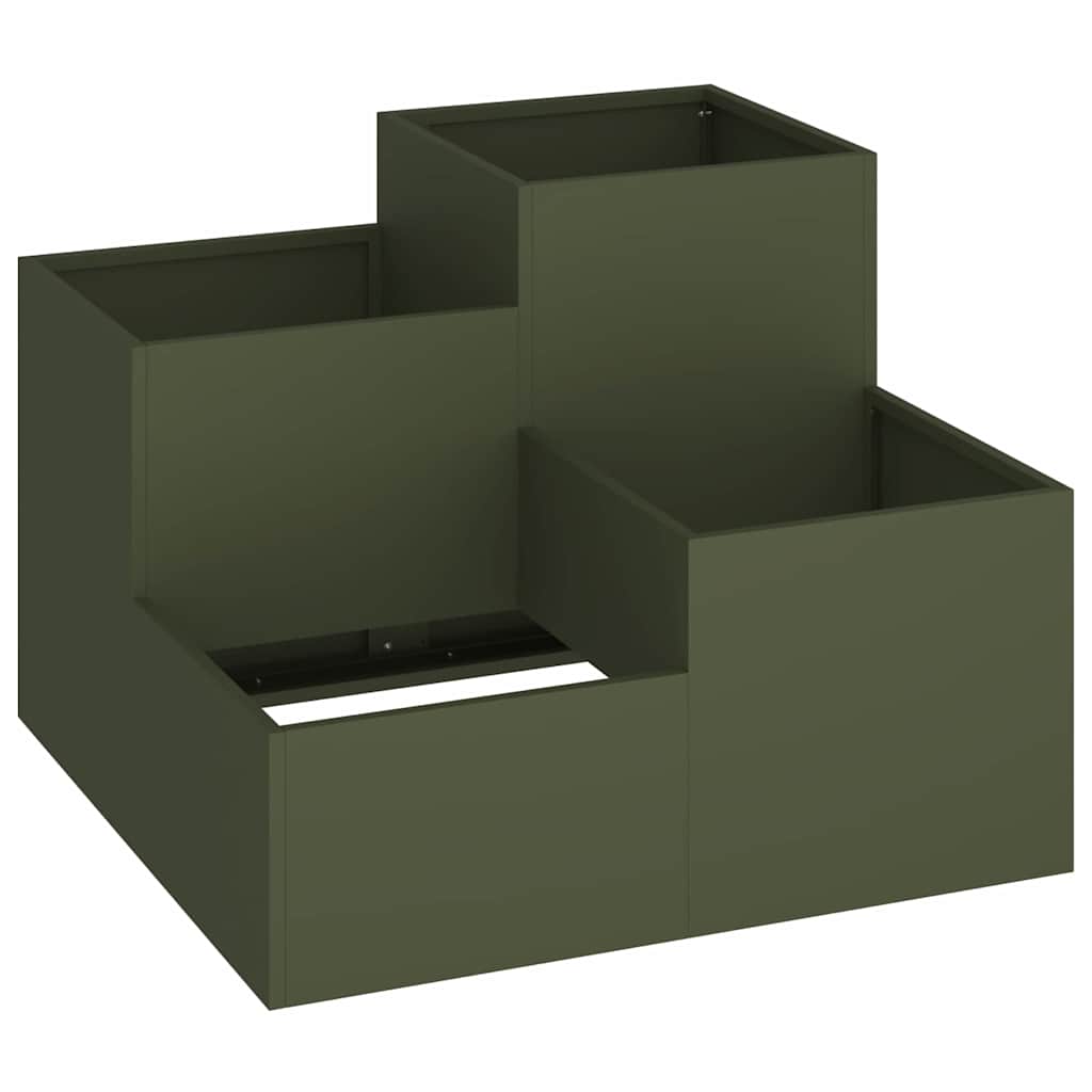 Aia istutuspot Oliiviroheline 80 x 80 x 60 cm Teras
