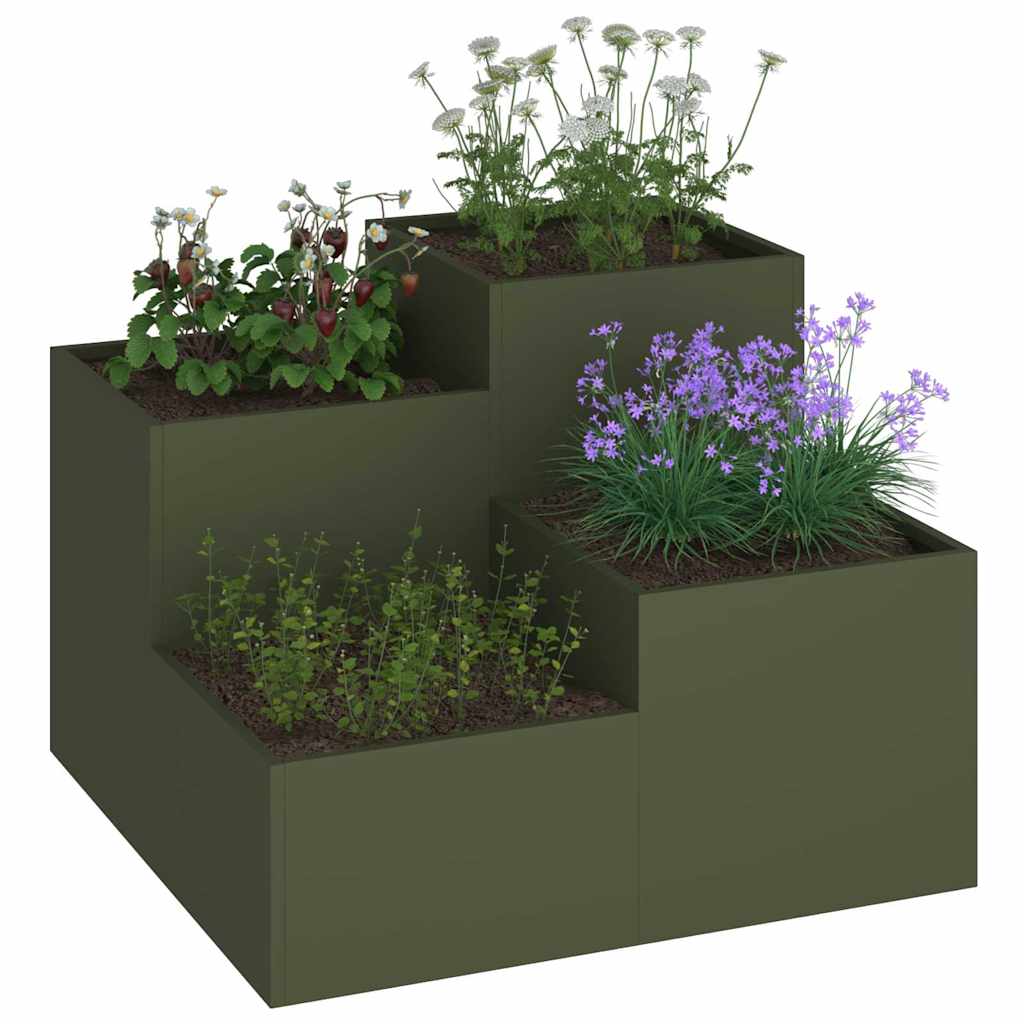Aia istutuspot Oliiviroheline 80 x 80 x 60 cm Teras