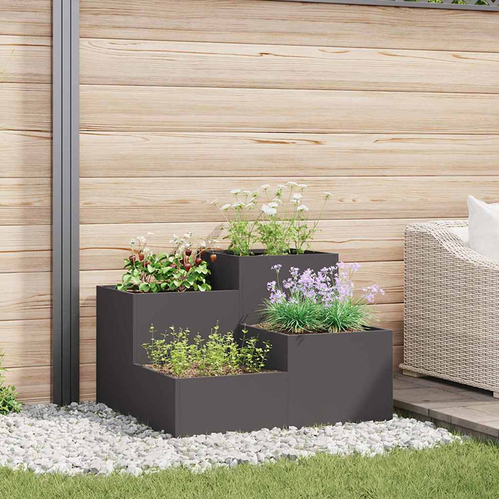 Aia istutuspot Must 100 x 100 x 60 cm Teras