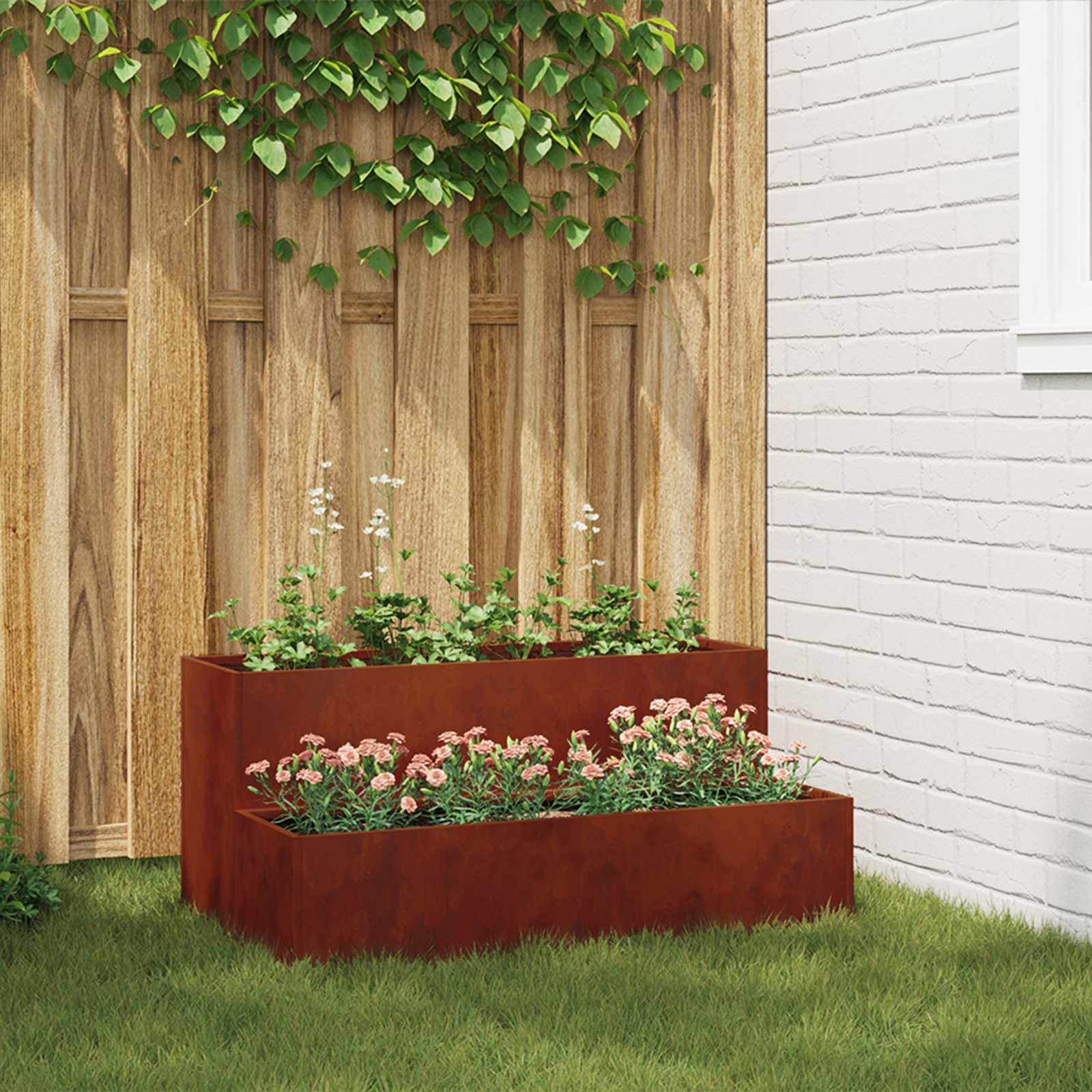 Aia istutuspot Rooste 100 x 60 x 45 cm terase tüüp