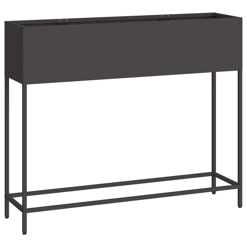 Tõstetud aiataimelava Must 100 x 26 x 82 cm Teras