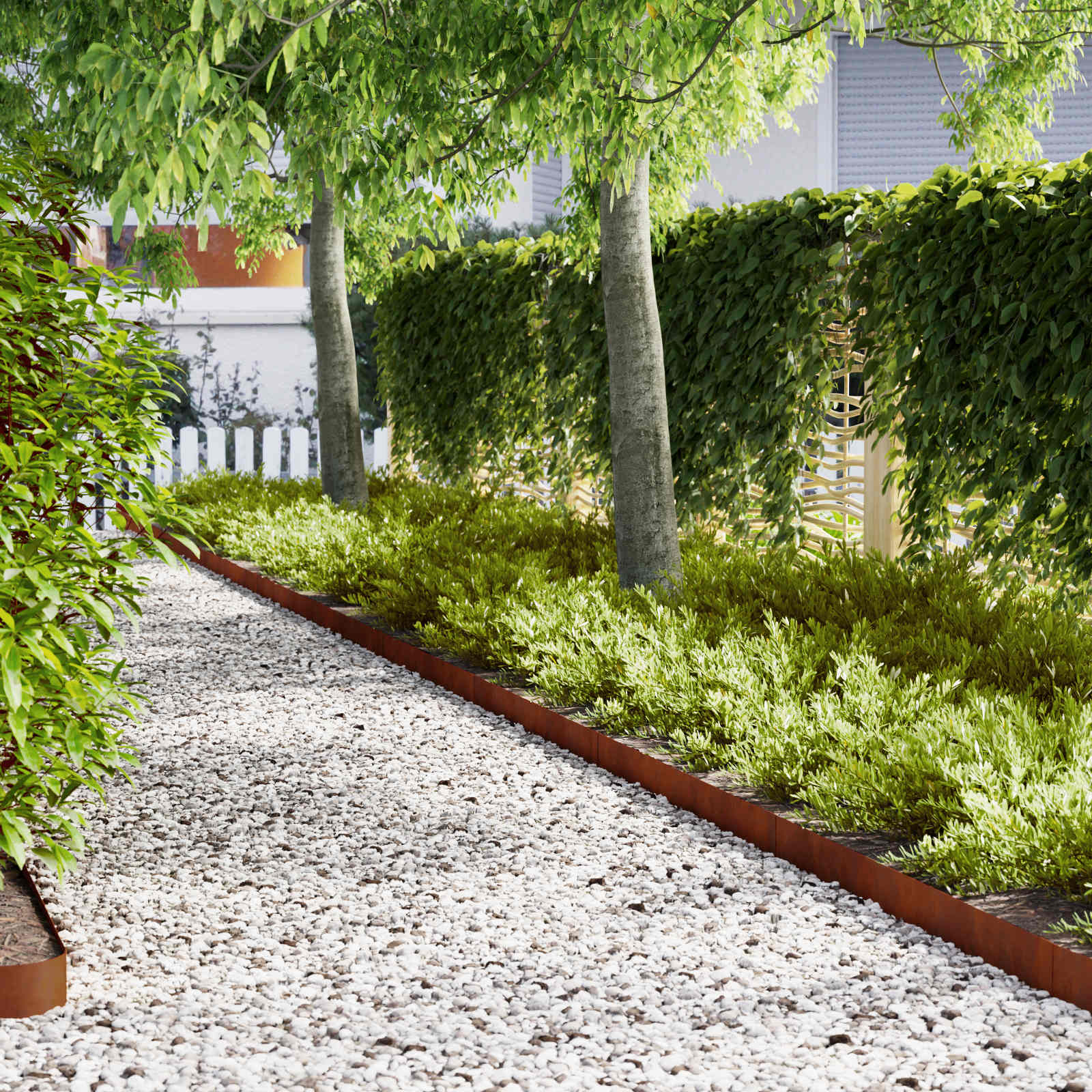 Murupiire 10 tk 100 x 0,05 x 30 cm Weathering Steel Rooste