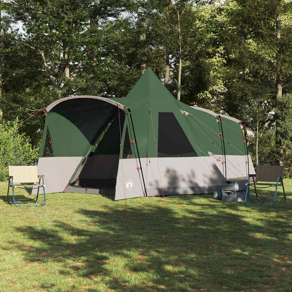 Teepee Telk 8-Inimesele 8-kohaline Roheline