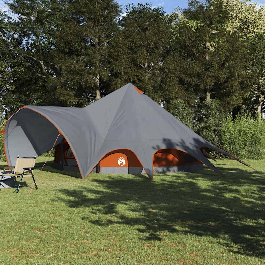Teepee telk 9-kohaline 9-kohaline Hall ja oranž