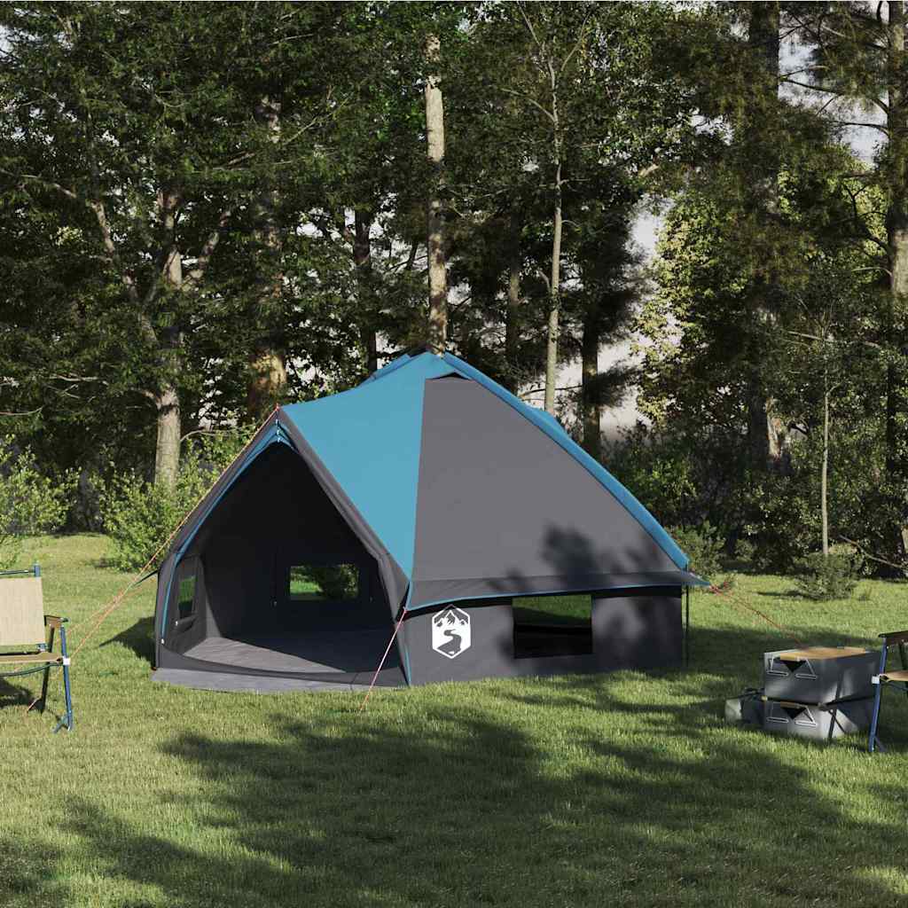 Teepee Telk 6-Inimesele 6-kohaline Sinine ja Hall