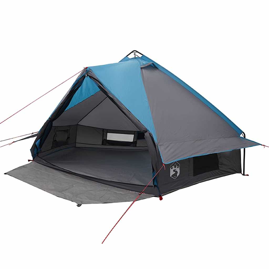 Teepee Telk 6-Inimesele 6-kohaline Sinine ja Hall