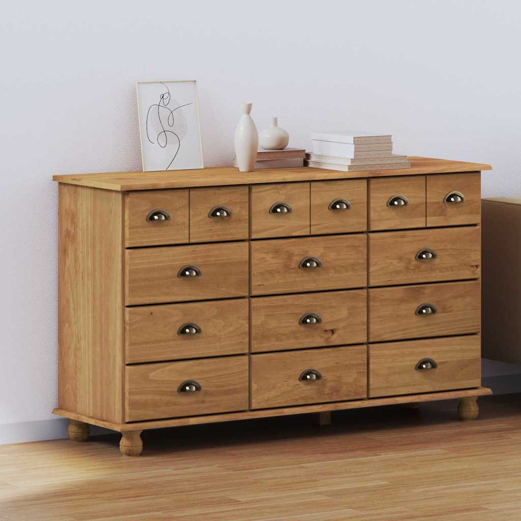 Kummut sahtliga ASKIM Pruun 79 x 40 x 133,5 cm Tahke mänd