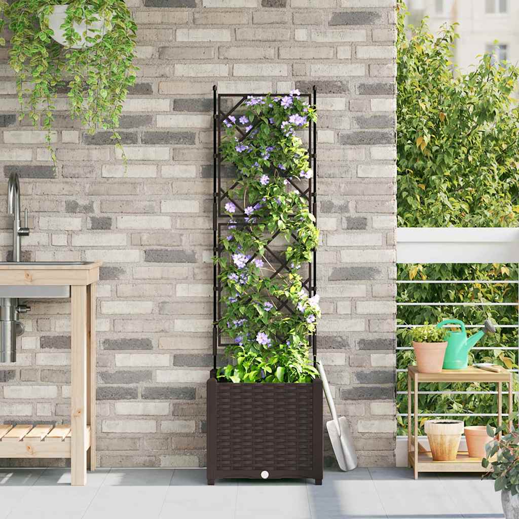 Aia istutuspot Pruun 40 x 40 x 143 cm PP
