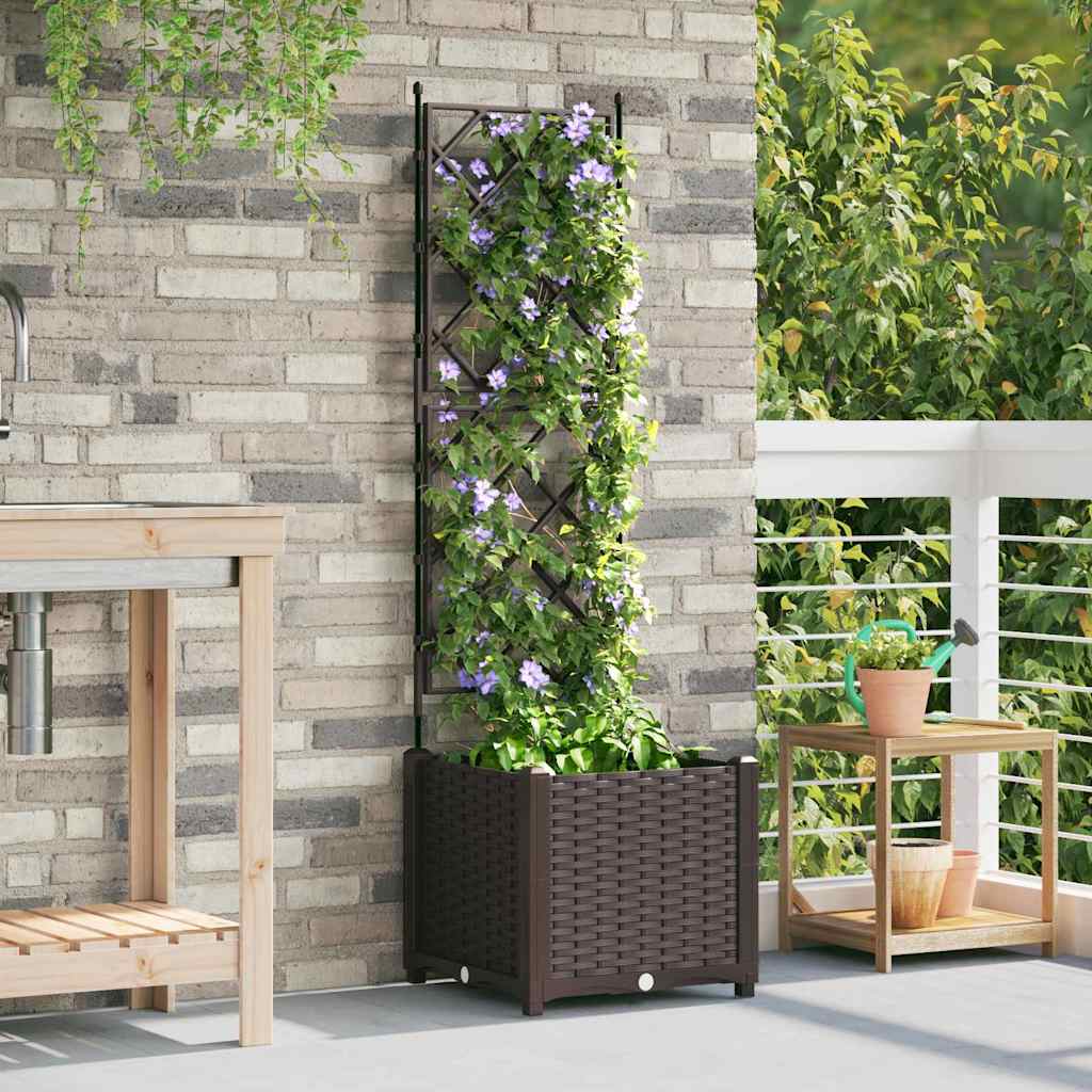 Aia istutuspot Pruun 40 x 40 x 143 cm PP