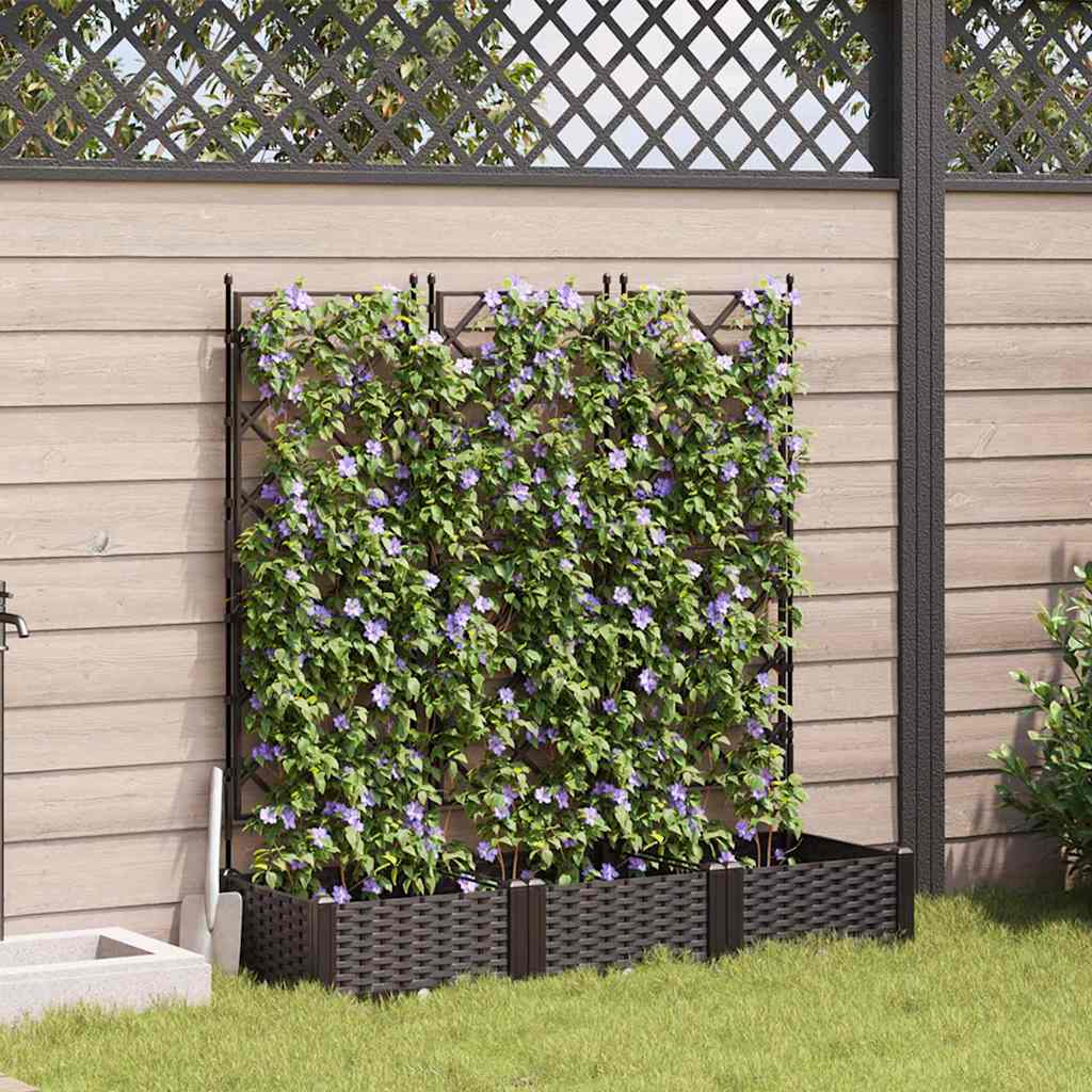 Aia istutuspot 3 tk Pruun 120 x 40 x 125,5 cm PP