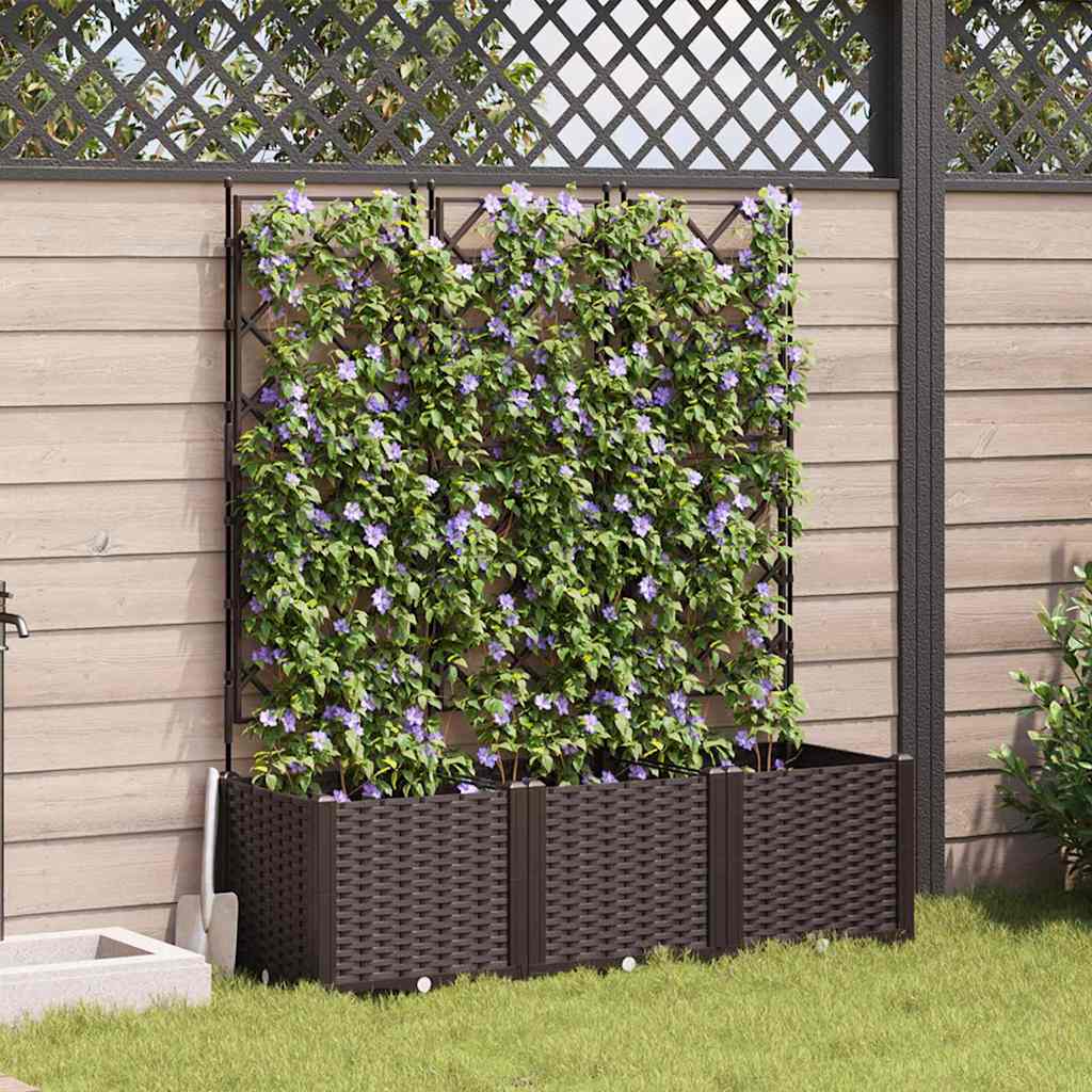 Aia istutuspot 3 tk Pruun 120 x 40 x 143 cm PP