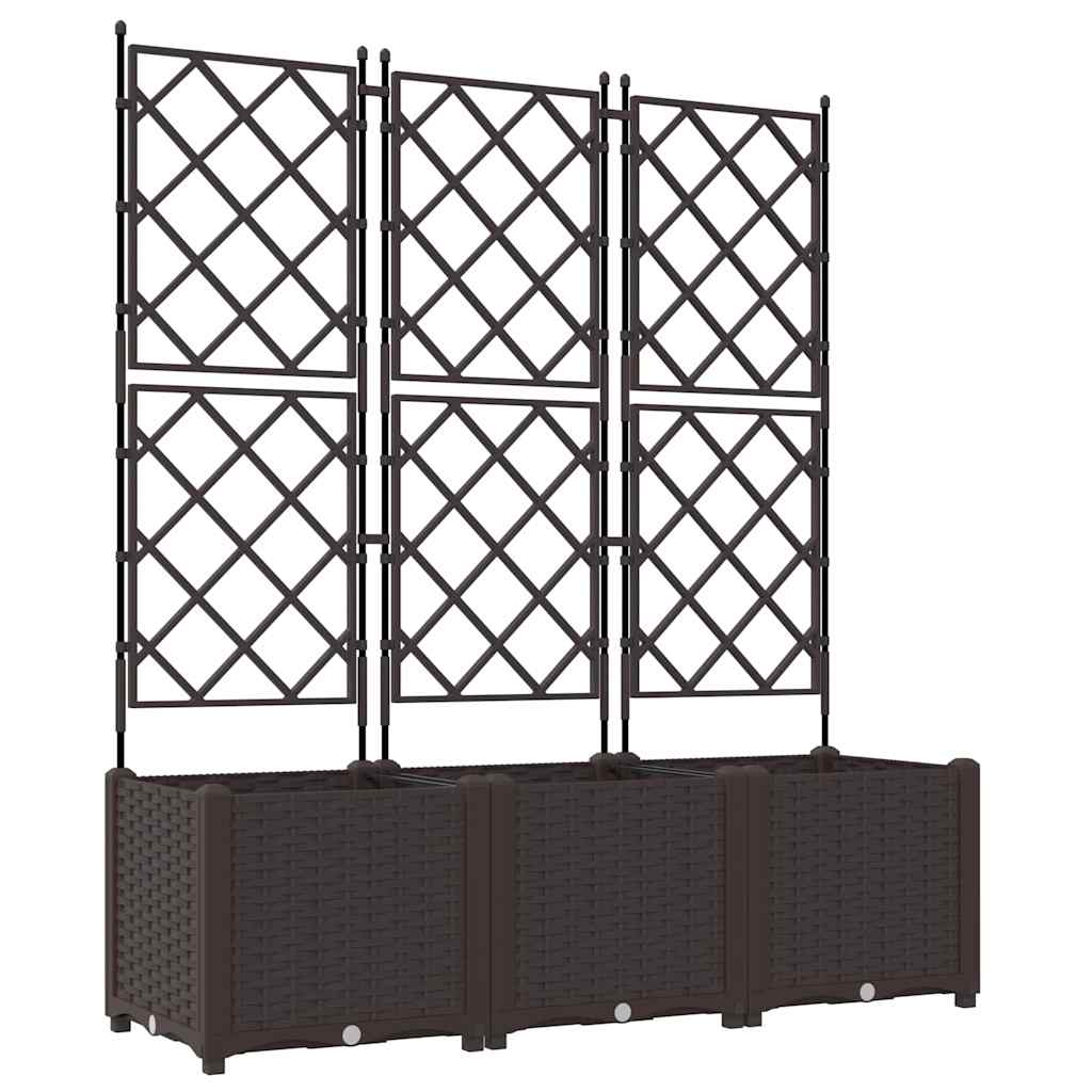 Aia istutuspot 3 tk Pruun 120 x 40 x 143 cm PP