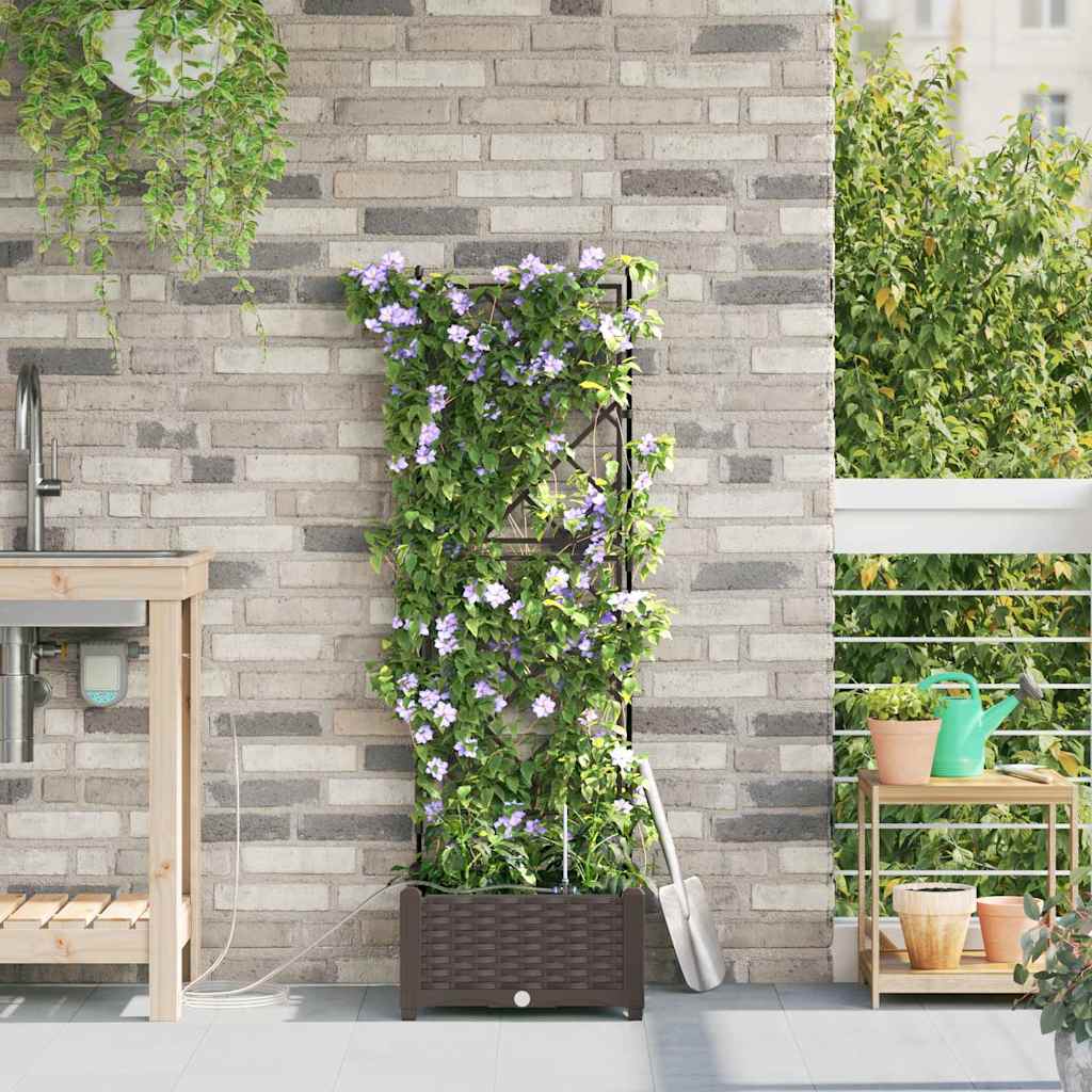 Aia istutuspot Pruun 40 x 40 x 126 cm PP