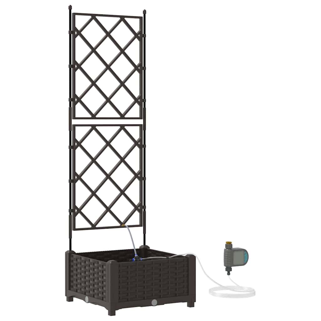 Aia istutuspot Pruun 40 x 40 x 126 cm PP