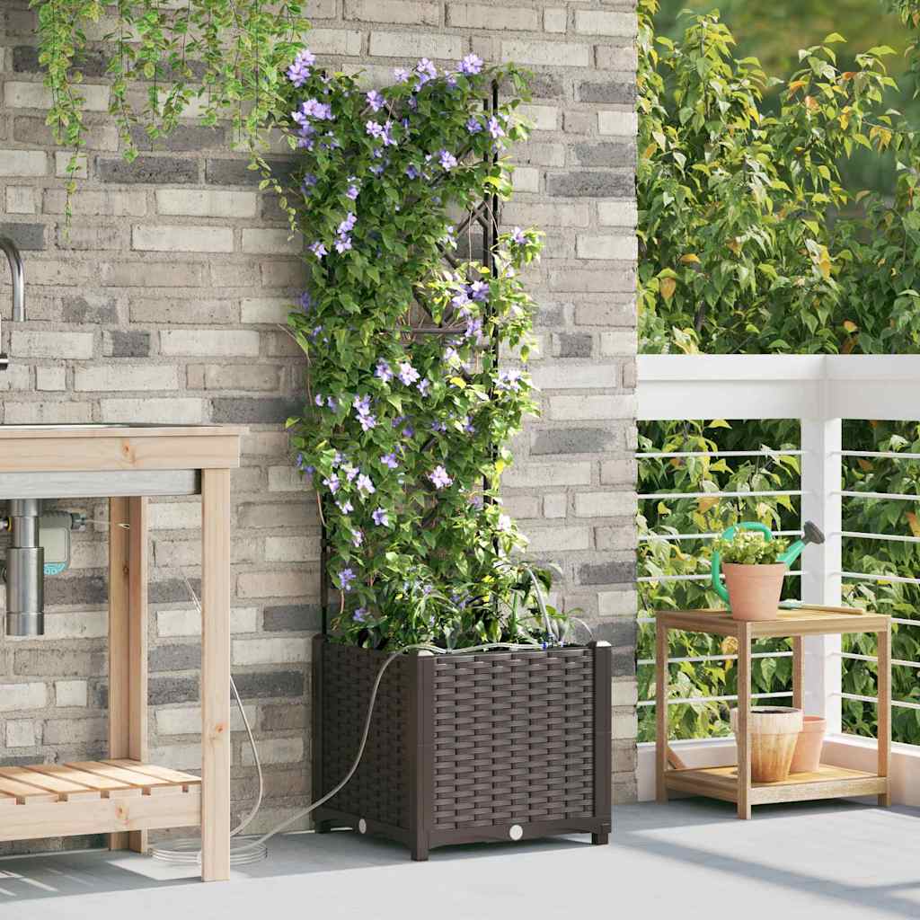 Aia istutuspot Pruun 40 x 40 x 142 cm PP