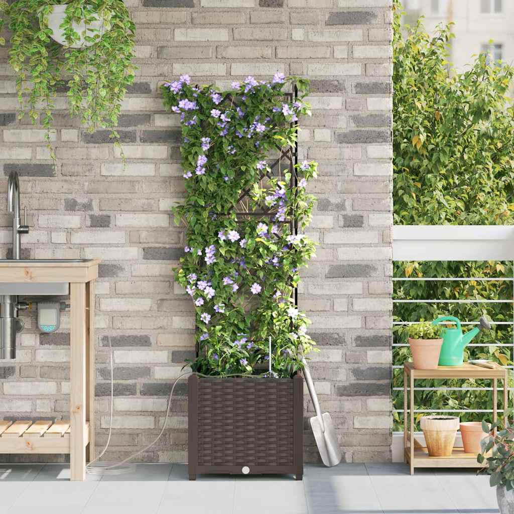 Aia istutuspot Pruun 40 x 40 x 142 cm PP