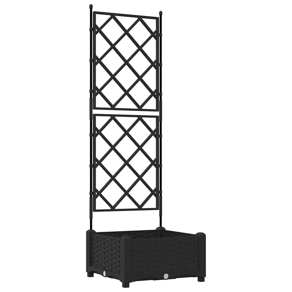 Aia istutuspot Must 40 x 40 x 125,5 cm PP