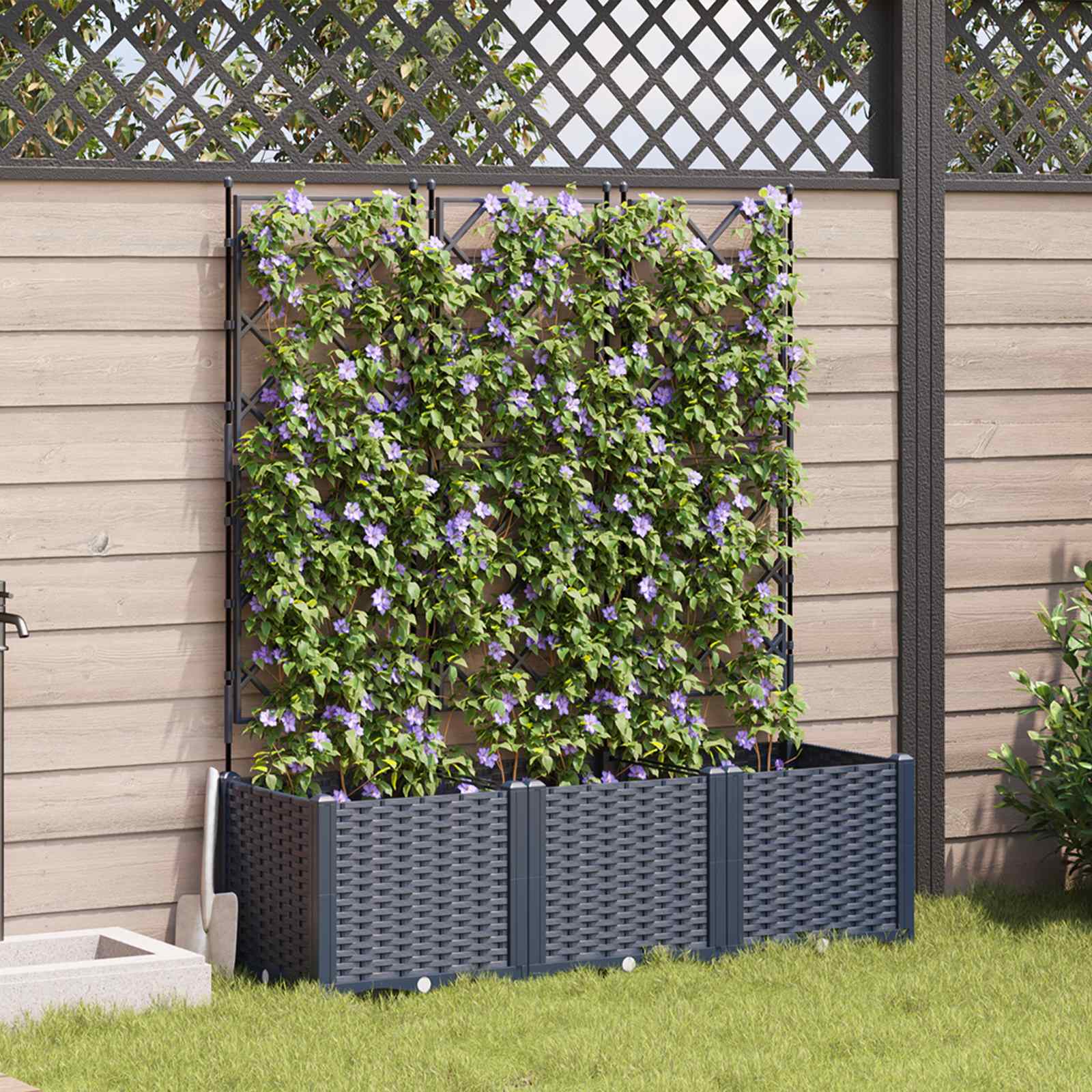 Aia istutuspot 3 tk Hall 120 x 40 x 143 cm PP