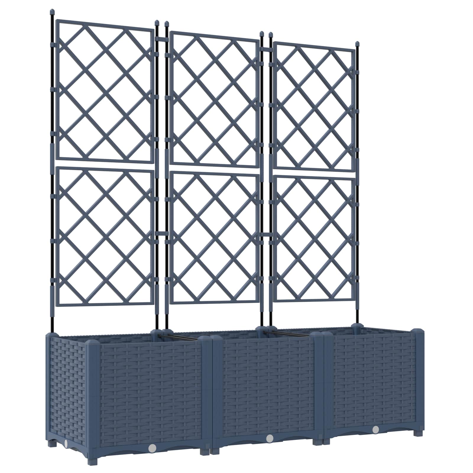 Aia istutuspot 3 tk Hall 120 x 40 x 143 cm PP