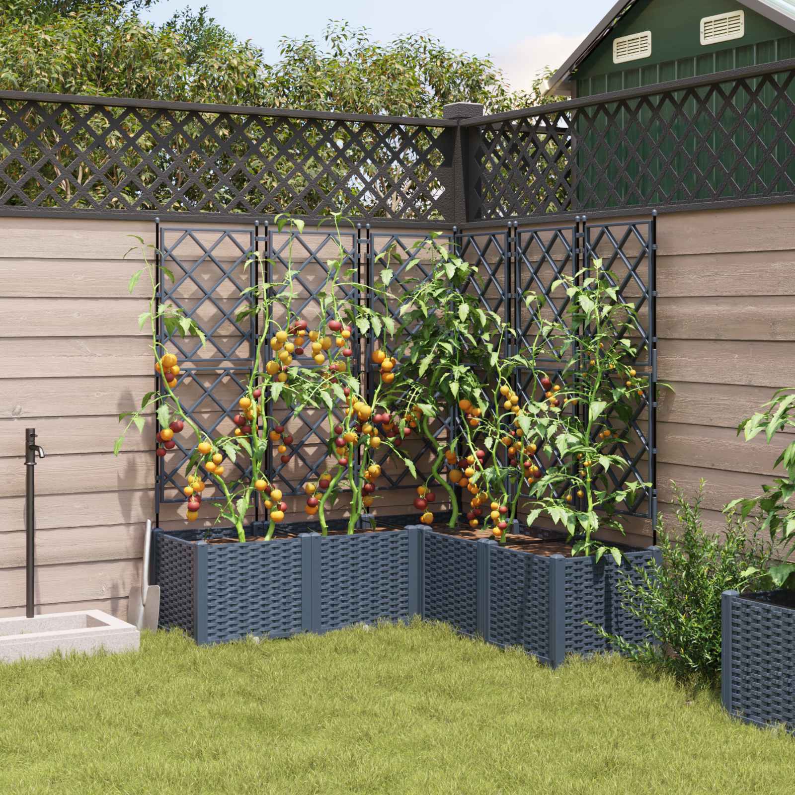 Aia istutuspot 5 tk Hall 120 x 120 x 143 cm PP