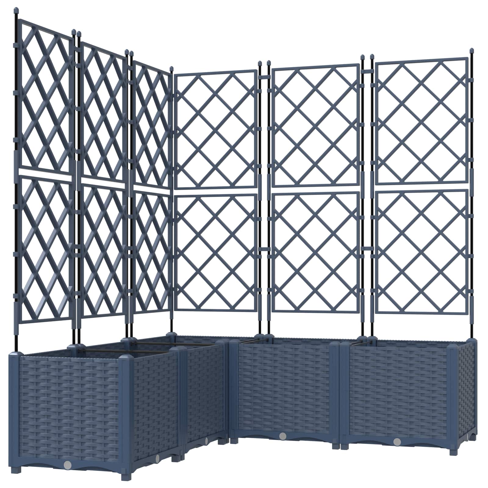 Aia istutuspot 5 tk Hall 120 x 120 x 143 cm PP