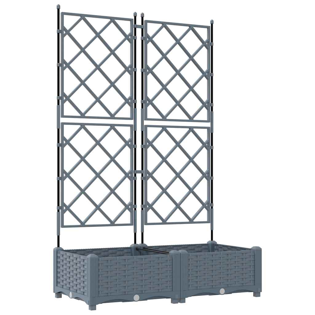 Aia istutuspot 2 tk Helehall 80 x 40 x 125,5 cm PP