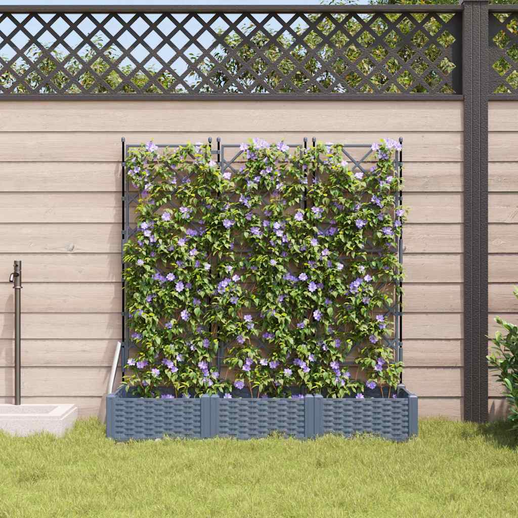 Aia istutuspot 3 tk Helehall 120 x 40 x 125,5 cm PP