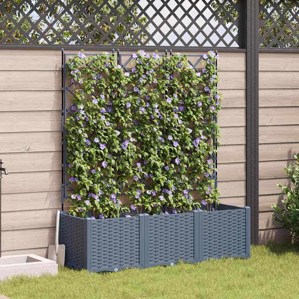 Aia istutuspot 3 tk Helehall 120 x 40 x 143 cm PP